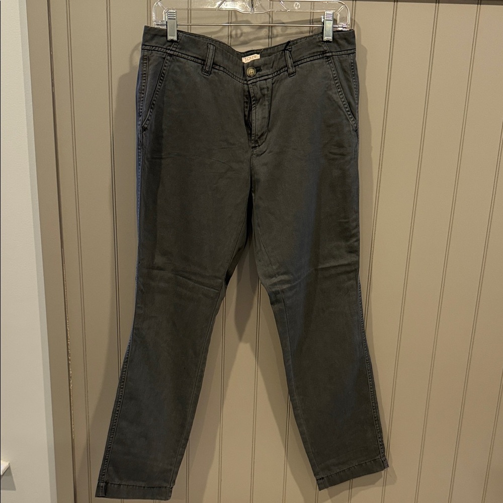 J. Crew Women’s Charcoal Chinos